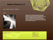 Tablet Screenshot of hudsondene.com